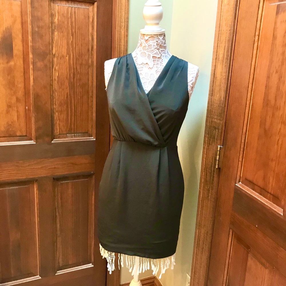 Bcbgeneration Dark Olive Green Dress